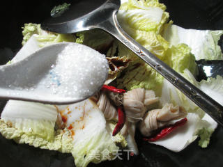 豆结烧白菜的做法步骤：7
