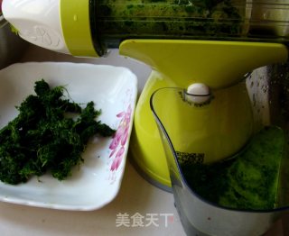 菠菜戚风的做法步骤：1