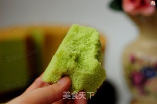菠菜戚风的做法步骤：12