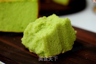 菠菜戚风的做法步骤：13