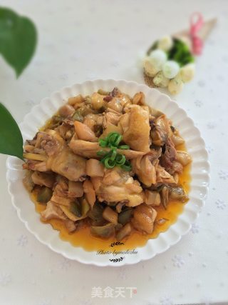 鸡肉焖榨菜的做法步骤：8