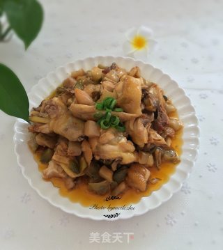鸡肉焖榨菜的做法步骤：9