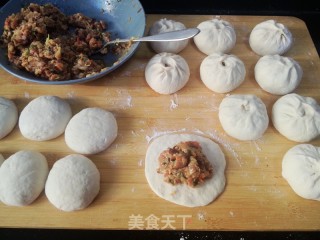 大白菜肉馅生煎包的做法步骤：6