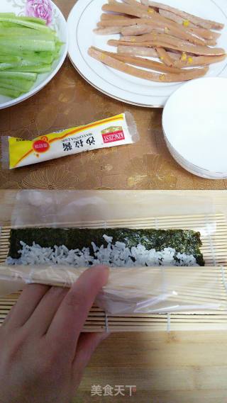 鸡排寿司的做法步骤：7