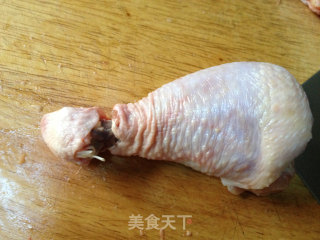 照烧鸡腿饭的做法步骤：2