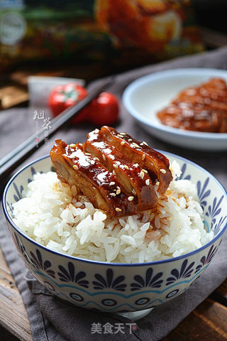 照烧鸡腿饭的做法步骤：12