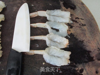 毛豆凤尾虾的做法步骤：4