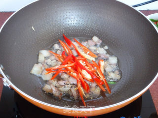 黄花菜炒肉的做法步骤：4