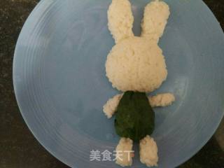 小兔子乖乖儿童餐的做法步骤：3