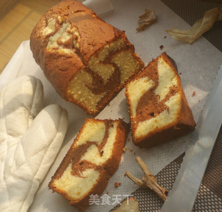 大理石磅蛋糕（Mable Pound Cake )的做法步骤：12