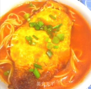 红果家菜谱之茄汁煎蛋面的做法步骤：7
