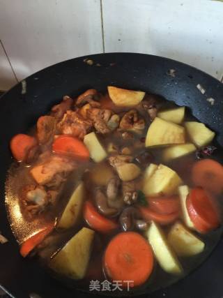 红烧鸡腿的做法步骤：4
