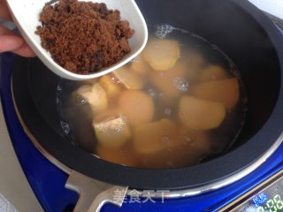 红薯栗子糖水的做法步骤：4