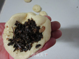 梅干菜油渣薄饼的做法步骤：7