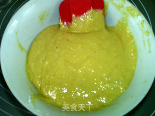 无油芒果小蛋糕的做法步骤：6