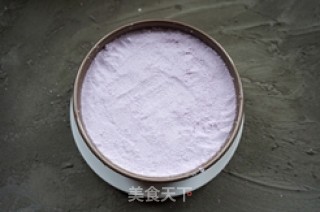 蔓越莓桂花紫薯松糕的做法步骤：12