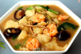 鲜虾面疙瘩的做法步骤：11