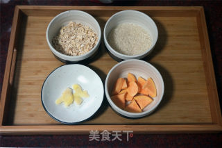 红薯燕麦米糊的做法步骤：1