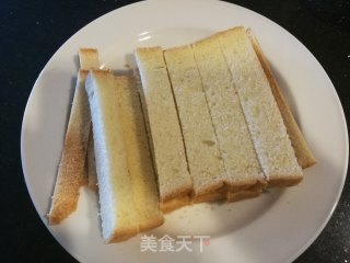 蒜香吐司条的做法步骤：4