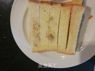 蒜香吐司条的做法步骤：5