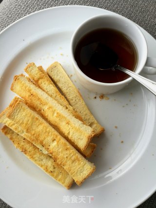 蒜香吐司条的做法步骤：10