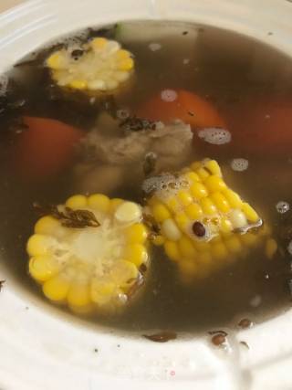 淡菜海草骨头老火汤的做法步骤：7