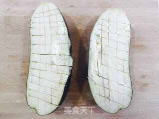 香烤茄子的做法步骤：1