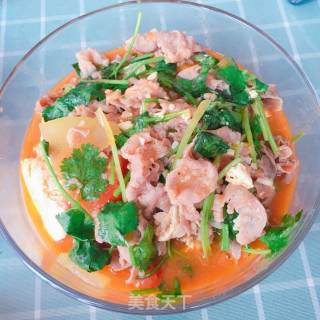 茄汁冬瓜豆腐烩肥牛的做法步骤：12