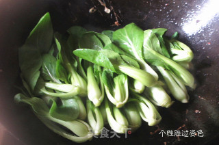 青菜炒鸡蛋的做法步骤：6