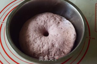紫薯玫瑰馒头的做法步骤：6