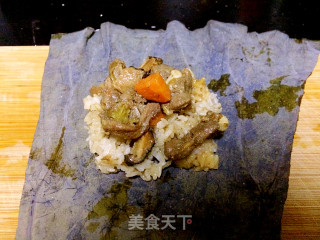 荷香糯米鸡的做法步骤：7