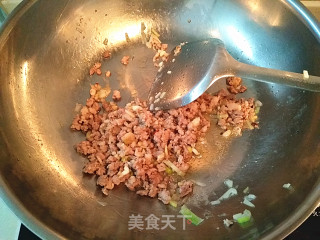 【橄榄菜肉末四季豆拌面】的做法步骤：4