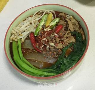 麻辣鲜香苕粉的做法步骤：12