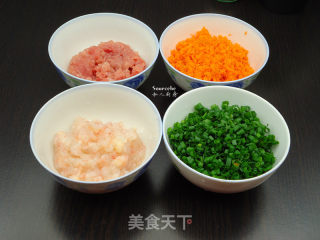 鲜虾云吞的做法步骤：2