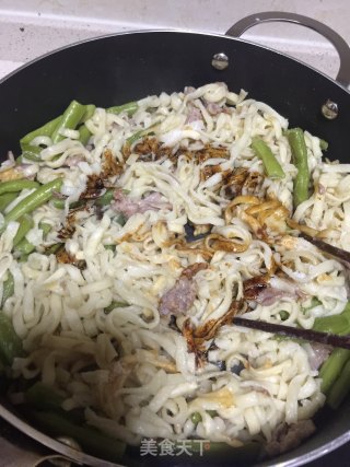 豆角焖面的做法步骤：8