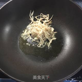 鸡丝杏鲍菇的做法步骤：2