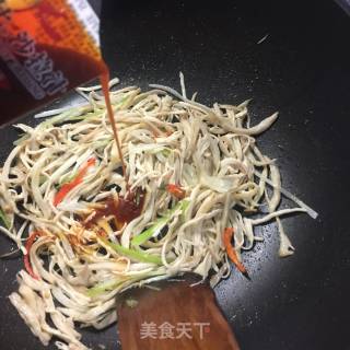 鸡丝杏鲍菇的做法步骤：5