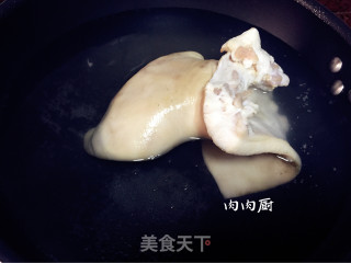 五香卤猪耳#肉肉厨的做法步骤：2