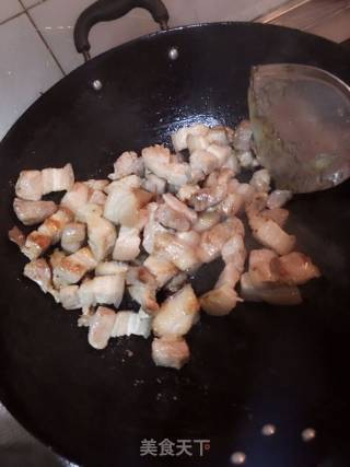 红烧肉炖豆角的做法步骤：9