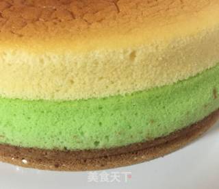 彩色蛋糕的做法步骤：2