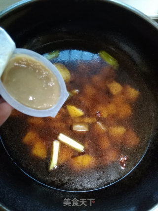 油菜红烧肉的做法步骤：10