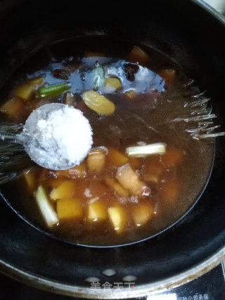 油菜红烧肉的做法步骤：12