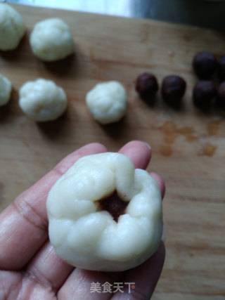 豆沙糯米滋的做法步骤：9