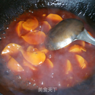 冬柿糖醋肉的做法步骤：7