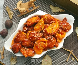 冬柿糖醋肉的做法步骤：9