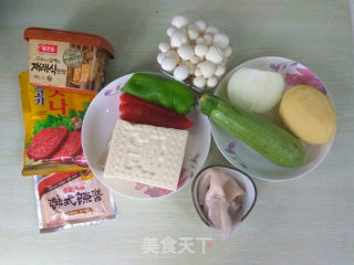 韩式大酱汤的做法步骤：1