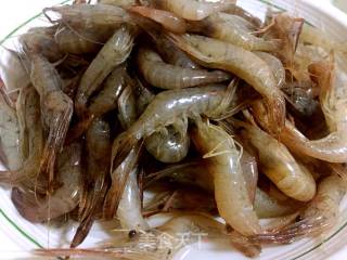 清炒河虾藕片的做法步骤：1