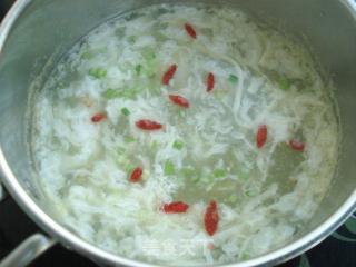 鸡汁冬茸汤的做法步骤：9