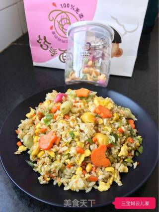 海螺蛋炒饭的做法步骤：9