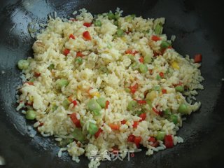 鲜虾焗饭的做法步骤：6